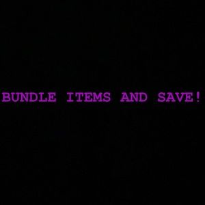 Bundle Items And Save!